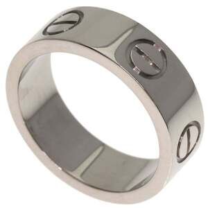 CARTIER 18k Silver Love Ring #47
